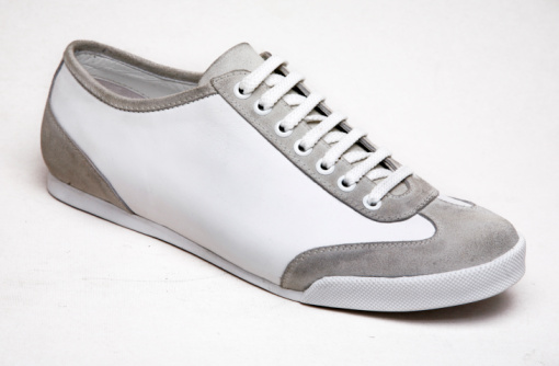 Contemporary white shoes