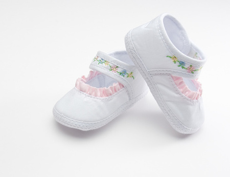 white slippers
